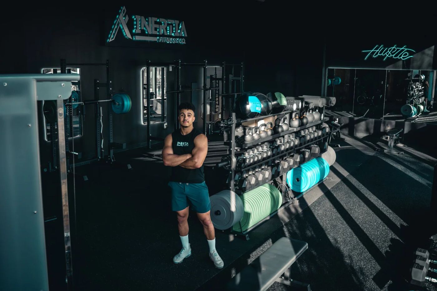 The training floor at Inertia Fitness Co.